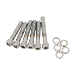PartzBiz HD DS-190866 - ชุดน๊อตฝาครอบเพลาลูกเบี้ยวลาก Chrome Knurled Socket Harley Big Twin 87-92 Evo PartzBiz HD DS-190866 - ชุดน๊อตฝาครอบเพลาลูกเบี้ยวลาก Chrome Knurled Socket Harley Big Twin 87-92 Evo
