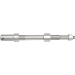 PartzBiz HD 0214-0843 - Drag Chrome Steel Axle Kit ด้านหน้า 13‚” 1‚” แต่ละ Harley Dyna 08-12 Twin Cam