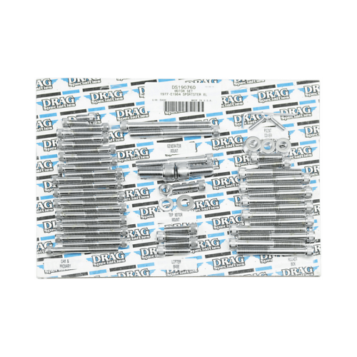 PartzBiz HD: 3489002-Drag Complete เครื่องยนต์ Bolt Set Kit Knurled Socket Harley Sportster XL 77-84 PartzBiz HD: 3489002-Drag Complete เครื่องยนต์ Bolt Set Kit Knurled Socket Harley Sportster XL 77-84