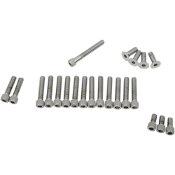 PartzBiz HD DS-190755 - ลากชุดสลักเกลียวฝาครอบด้านข้างแบบสมบูรณ์ชุด Chrome Knurled Socket Harley FX FL 70-84 PartzBiz HD DS-190755 - ลากชุดสลักเกลียวฝาครอบด้านข้างแบบสมบูรณ์ชุด Chrome Knurled Socket Harley FX FL 70-84