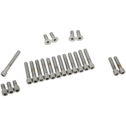 PartzBiz HD DS-190755S - ลากชุดสลักเกลียวฝาครอบด้านข้างแบบสมบูรณ์ชุด Chrome Smooth Socket Harley FX FL 70-84 PartzBiz HD DS-190755S - ลากชุดสลักเกลียวฝาครอบด้านข้างแบบสมบูรณ์ชุด Chrome Smooth Socket Harley FX FL 70-84