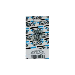 PartzBiz HD 2401-0768 - Drag Derby Cover Torx ปุ่ม Bolt Kit Chrome Smooth Harley Big Twin Cam 99-17