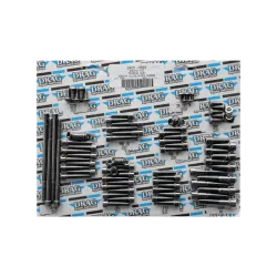 PartzBiz HD 2401-0565 - Drag Engine Case Socket Bolt Kit Black Smooth Harley Bagger Touring 07-16