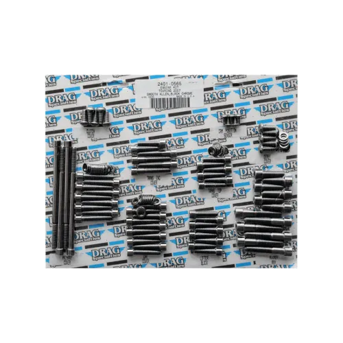PartzBiz HD: 3488147-Drag Engine Case Socket Bolt Kit Black Smooth Harley Bagger Touring 07-16 PartzBiz HD: 3488147-Drag Engine Case Socket Bolt Kit Black Smooth Harley Bagger Touring 07-16