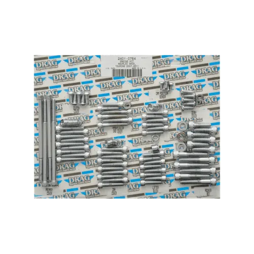 PartzBiz HD: 3487932-Drag Engine Case Socket Bolt Kit Chrome Knurled Harley Bagger Touring 07-16 PartzBiz HD: 3487932-Drag Engine Case Socket Bolt Kit Chrome Knurled Harley Bagger Touring 07-16
