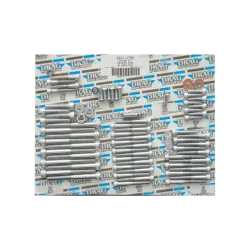 PartzBiz HD 2401-0766 - Drag Engine เครื่องยนต์ ชุดสลักเกลียว Chrome Knurled Harley Sportster XL 04-22