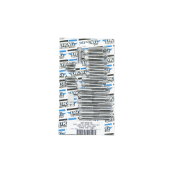 PartzBiz HD DS-190873 - Drag Engine Trans Bolt ชุด Chrome Knurled Socket Harley Softail Dyna 89-93