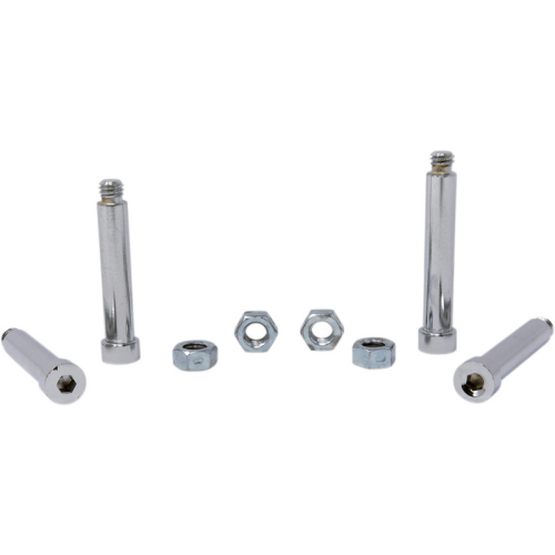 PartzBiz HD: 3488852-Drag Front Caliper Bolt Set Kit Chrome Knurled Socket Harley Big Twin XL 77-83