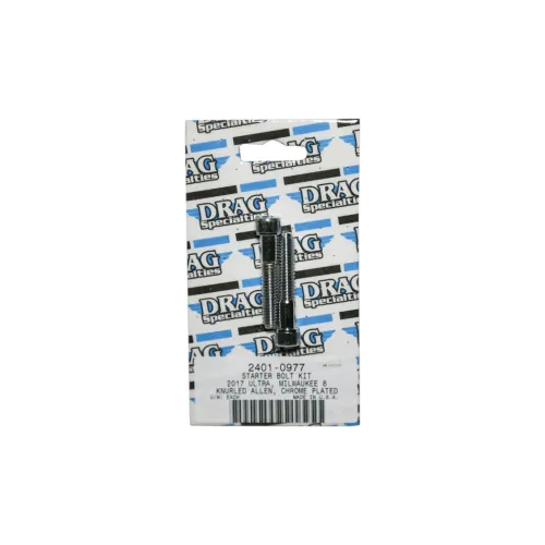 PartzBiz HD: 3487733-Drag M-Eight M8 Starter Socket Bolt Kit Chrome Knurled Harley 2017+ FL FX FS PartzBiz HD: 3487733-Drag M-Eight M8 Starter Socket Bolt Kit Chrome Knurled Harley 2017+ FL FX FS