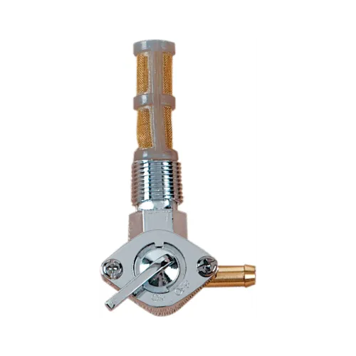 PartzBiz HD: 3485253-Drag Specialties 3/8 NPT Petcock 90 องศาปลายสไตล์ 1957-1974 Harley Sportster