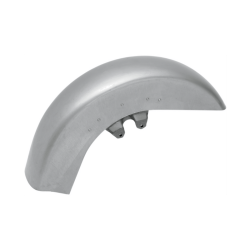 PartzBiz HD 1401-0317 - Drag Specialties 6‚” Wide Steel Front Fender Raw Metal 2000-13 Harley Touring
