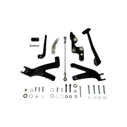 PartzBiz HD 1621-1053 - Drag Specialties Black Rider Front Floorboard Mount 2018+ Harley Softail PartzBiz HD 1621-1053 - Drag Specialties Black Rider Front Floorboard Mount 2018+ Harley Softail