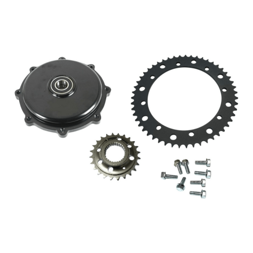 PartzBiz HD: 3479566-Drag Specialties Chrome Conversion Sprocket Kit Offset Harley Custom Chopper PartzBiz HD: 3479566-Drag Specialties Chrome Conversion Sprocket Kit Offset Harley Custom Chopper