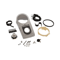 PartzBiz HD DS373720 - Drag Specialties Chrome Electronic Speedometer Dash Kit 1996-99 Harley Softail