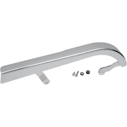 PartzBiz HD 1202-0010 - Drag Specialties ตัวป้องกันเข็มขัดนิรภัยด้านหลังโครเมียม 00-05 Harley Dyna Wide Glide