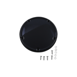 PartzBiz HD 1107-0660 - Drag Specialties Gloss Black Domed Derby Cover Primary Accent 18+ Harley Softail PartzBiz HD 1107-0660 - Drag Specialties Gloss Black Domed Derby Cover Primary Accent 18+ Harley Softail