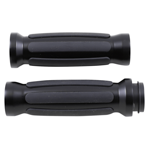 PartzBiz HD: 3479516-Drag Specialties Matte Black Throttle-by-Wire Grips 2008+ Harley Touring Softail