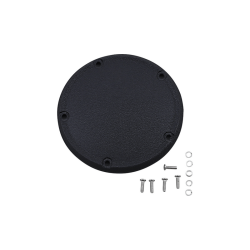 PartzBiz HD 1107-0661 - Drag Specialties Wrinkle Black Domed Derby Cover Primary 18+ Harley Softail PartzBiz HD 1107-0661 - Drag Specialties Wrinkle Black Domed Derby Cover Primary 18+ Harley Softail
