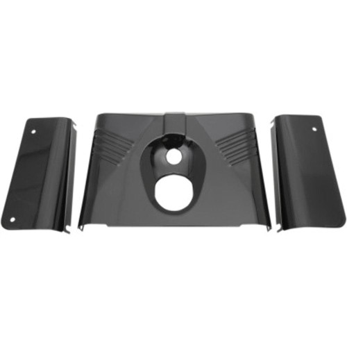 PartzBiz HD: 3465030-Drag Specialties 3 Piece Fork Tins Ribbed Black Cover Harley 86-17 FLST Softail PartzBiz HD: 3465030-Drag Specialties 3 Piece Fork Tins Ribbed Black Cover Harley 86-17 FLST Softail