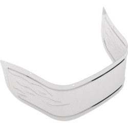 PartzBiz HD 1405-0118 - กระโปรงบังโคลน Drag Specialties Chrome Accent Flame Steel Harley Touring 80-13 FLT PartzBiz HD 1405-0118 - กระโปรงบังโคลน Drag Specialties Chrome Accent Flame Steel Harley Touring 80-13 FLT