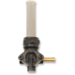 PartzBiz HD 0705-0308 - Black High Flow 22mm Fuel Petcock Harley Oem 62167-81 Bobber Custom Chopper Rear