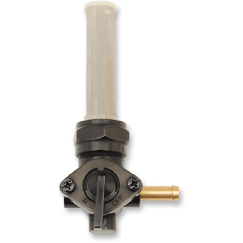 PartzBiz HD: 3445670-Black High Flow 22mm Fuel Petcock Harley Oem 62167-81 Bobber Custom Chopper Rear
