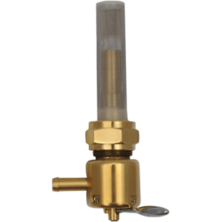 PartzBiz HD 0705-0310 - Bronze High Hi Flow 22mm Fuel Gas Petcock Forward Harley Bobber Custom Chopper