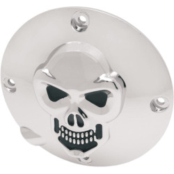 PartzBiz HD 1107-0034 - ฝาครอบ Drag Specialties 3-D Chrome Skull Derby Accent 94-03 XL Harley Sportster PartzBiz HD 1107-0034 - ฝาครอบ Drag Specialties 3-D Chrome Skull Derby Accent 94-03 XL Harley Sportster
