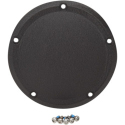 PartzBiz HD 1107-0558 - Drag Specialties Wrinkle Black Derby Cover Chrome Accent 16+ Harley Touring PartzBiz HD 1107-0558 - Drag Specialties Wrinkle Black Derby Cover Chrome Accent 16+ Harley Touring
