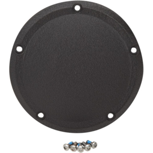 PartzBiz HD: 3462641-Drag Specialties Wrinkle Black Derby Cover Chrome Accent 16+ Harley Touring PartzBiz HD: 3462641-Drag Specialties Wrinkle Black Derby Cover Chrome Accent 16+ Harley Touring
