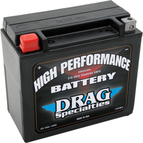 PartzBiz HD: 3448272-Drag  Specialties High Performance Battery Harley XL Ironhead Sportster 1979-85