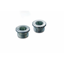 PartzBiz HD 1861-0562 x2 - ลาก 12 มม.O2 Sensor Bung ปลั๊ก 12x1.25 มม.x2 คู่ Harley Softail Dyna Touring XL