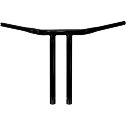 PartzBiz HD 0601-2751 - แฮนด์ลากสีดำขนาด 1.25 นิ้ว Buffalo 14 นิ้ว Club Bike Dyna XL T-Bars Tbars Harley