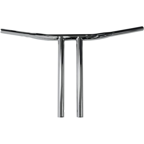 PartzBiz HD: 3441433-1.25‚” Fat 1-1/4” แฮนด์บาร์แบบ Chrome Drag Buffalo 14‚” Club Bike T-Bars Tbar Harley