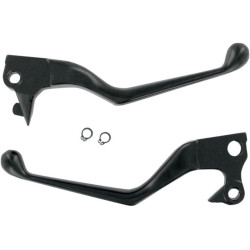 PartzBiz HD 0610-0129 - ชุดมือเบรกคลัตช์ Wide Blade สีดำ Harley Sportster XL 2004-2013