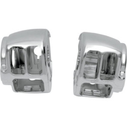 PartzBiz HD 0616-0147 - ลาก Chrome สวิตช์แฮนด์มือจับที่อยู่อาศัยชุดควบคุมมือ Harley Softail Dyna XL 11+ PartzBiz HD 0616-0147 - ลาก Chrome สวิตช์แฮนด์มือจับที่อยู่อาศัยชุดควบคุมมือ Harley Softail Dyna XL 11+