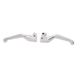 PartzBiz HD 0610-0794 - ชุดมือคลัตช์เบรก Chrome Wide Blade สำหรับ Harley Sportster XL 14-2020