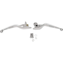 PartzBiz HD 0610-0792 - Drag Specialties คันโยกมือแบบ Chrome Slotted Wide Blade สำหรับ Harley 14-16 Touring PartzBiz HD 0610-0792 - Drag Specialties คันโยกมือแบบ Chrome Slotted Wide Blade สำหรับ Harley 14-16 Touring
