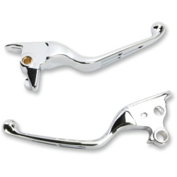PartzBiz HD 0610-1684 - Drag Specialties มือโยก Chrome Slotted Wide Blade สำหรับ Harley 15-17 Softail PartzBiz HD 0610-1684 - Drag Specialties มือโยก Chrome Slotted Wide Blade สำหรับ Harley 15-17 Softail