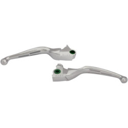 PartzBiz HD 0610-1980 - Drag Specialties มือเบรค Chrome Slotted Wide Blade Set คู่ Harley Touring 17-18 PartzBiz HD 0610-1980 - Drag Specialties มือเบรค Chrome Slotted Wide Blade Set คู่ Harley Touring 17-18