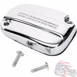 PartzBiz HD 0611-0031 - ฝาครอบแม่ปั๊มเบรคหน้า Drag Chrome Harley Touring Bagger 2009-2020 PartzBiz HD 0611-0031 - ฝาครอบแม่ปั๊มเบรคหน้า Drag Chrome Harley Touring Bagger 2009-2020