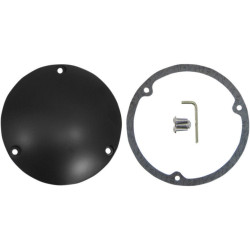 PartzBiz HD 1107-0365 - Drag Specialties Satin Black Domed Derby Cover Harley 1970-1999 Shovelhead Evo PartzBiz HD 1107-0365 - Drag Specialties Satin Black Domed Derby Cover Harley 1970-1999 Shovelhead Evo