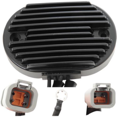 PartzBiz HD: 3450304-Drag Black Premium Voltage Regulator 40 Amp Harley 2007 Softail OEM 74540-07