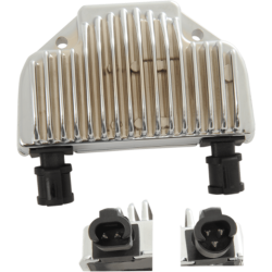 PartzBiz HD 2112-0797 - Drag Chrome Solid State Voltage Regulator 40A Harley 2008-2017 Dyna OEM 74631-08 PartzBiz HD 2112-0797 - Drag Chrome Solid State Voltage Regulator 40A Harley 2008-2017 Dyna OEM 74631-08