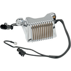 PartzBiz HD 2112-0786 - Drag Specialties ตัวปรับแรงดันไฟฟ้า Chrome Solid State 12V Harley 04-05 Touring