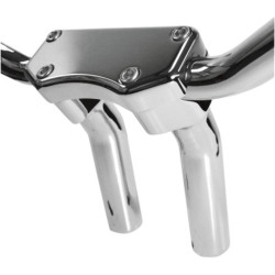 PartzBiz HD 0602-0590 - ลาก Chrome 5 1/2 Pullback Risers แฮนด์หนีบด้านบนชุด Harley Softail Dyna XL PartzBiz HD 0602-0590 - ลาก Chrome 5 1/2 Pullback Risers แฮนด์หนีบด้านบนชุด Harley Softail Dyna XL