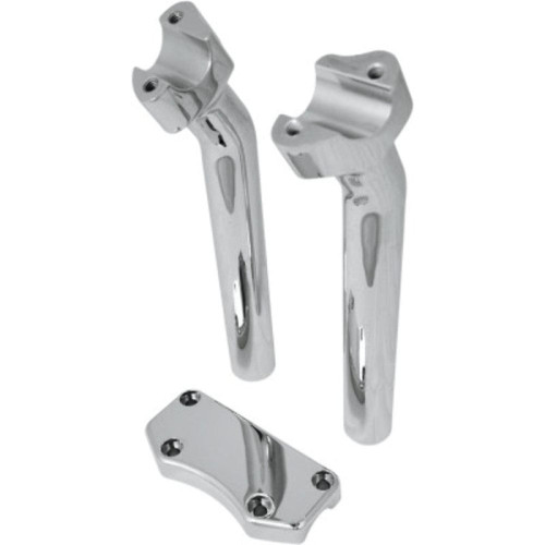 PartzBiz HD: 3472861-ลาก Chrome 9 1/2 Pullback Risers แฮนด์หนีบด้านบนชุด Harley Softail Dyna XL PartzBiz HD: 3472861-ลาก Chrome 9 1/2 Pullback Risers แฮนด์หนีบด้านบนชุด Harley Softail Dyna XL