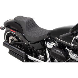 PartzBiz HD 0802-1268 - Drag Specialties Predator III Double Diamond Silver Seat 2Up 18+ Harley Breakout PartzBiz HD 0802-1268 - Drag Specialties Predator III Double Diamond Silver Seat 2Up 18+ Harley Breakout