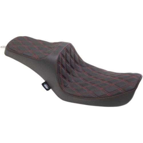 PartzBiz HD: 3469767-Drag Specialties Predator III Red Diamond Seat Harley Softail 96-03 Dyna FXDWG PartzBiz HD: 3469767-Drag Specialties Predator III Red Diamond Seat Harley Softail 96-03 Dyna FXDWG
