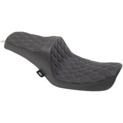 PartzBiz HD 0803-0653 - Drag Specialties Predator III Silver Diamond Seat Harley Softail 96-03 Dyna FXD PartzBiz HD 0803-0653 - Drag Specialties Predator III Silver Diamond Seat Harley Softail 96-03 Dyna FXD